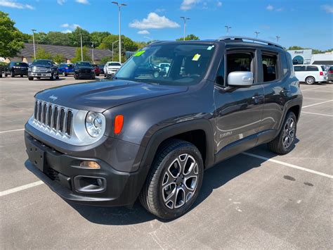 Used Blue Jeep Renegade for Sale .